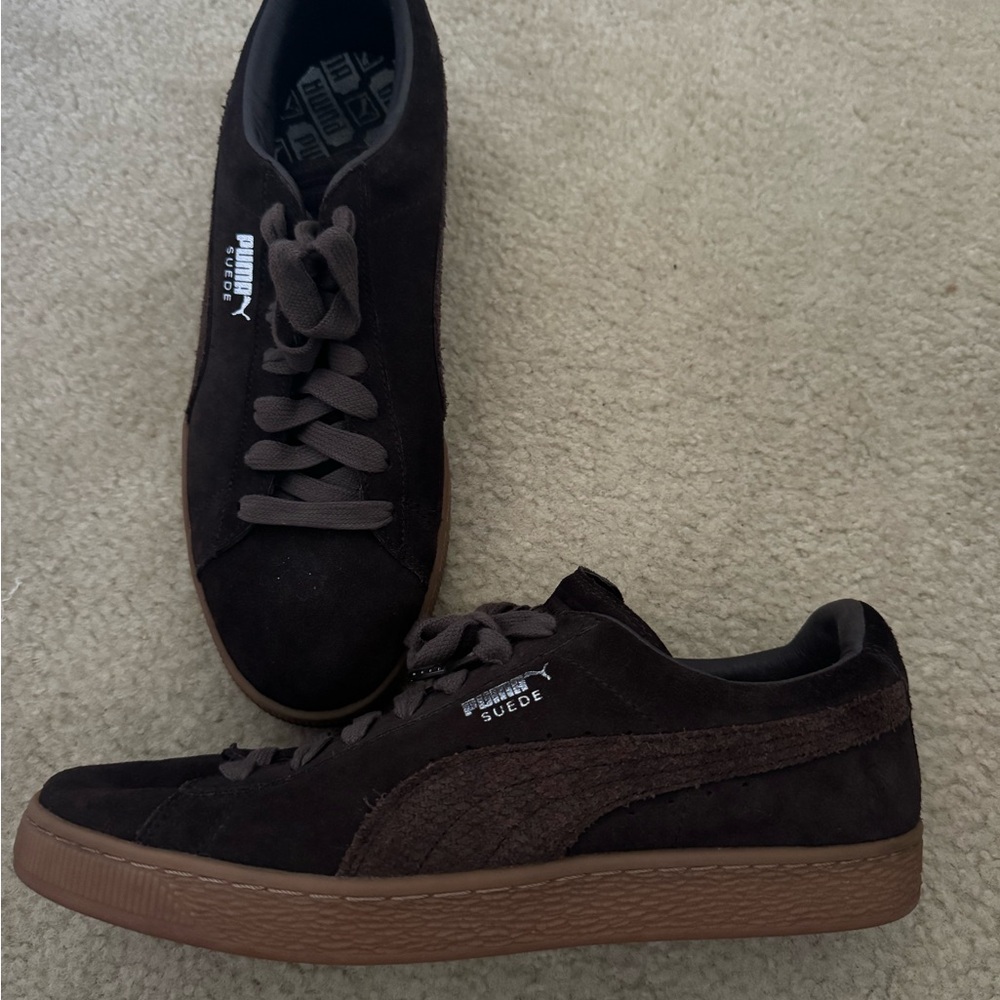 Puma Men's Suede Classic Black Sneakers